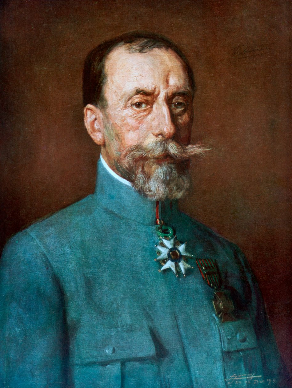 de Villaret tábornok, francia katona, 1915. december, 1926 alkotó: Unbekannt