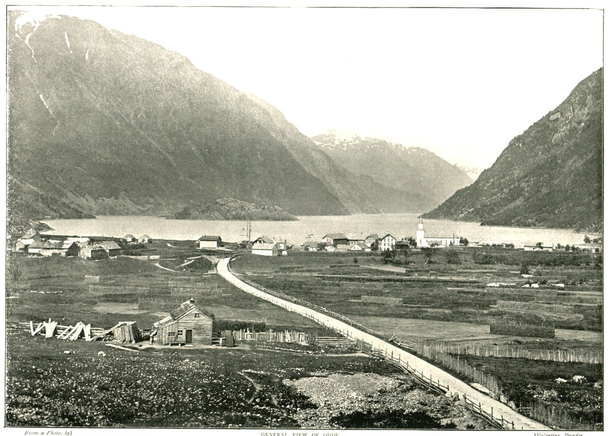 Általános nézet, Odde, Norvégia, 1895. alkotó: Unbekannt