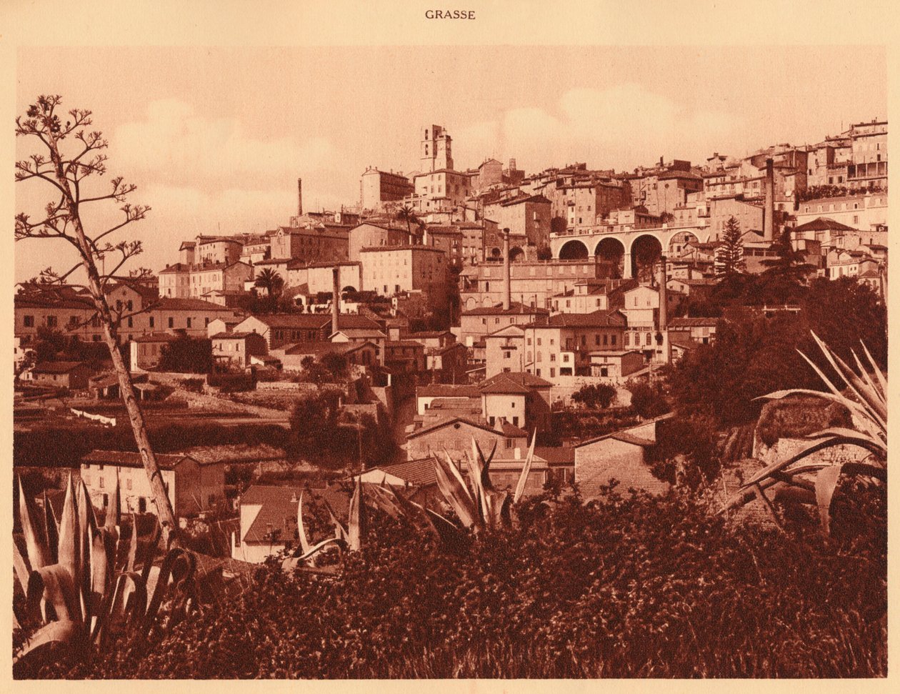Grasse általános képe, 1930. alkotó: Unbekannt