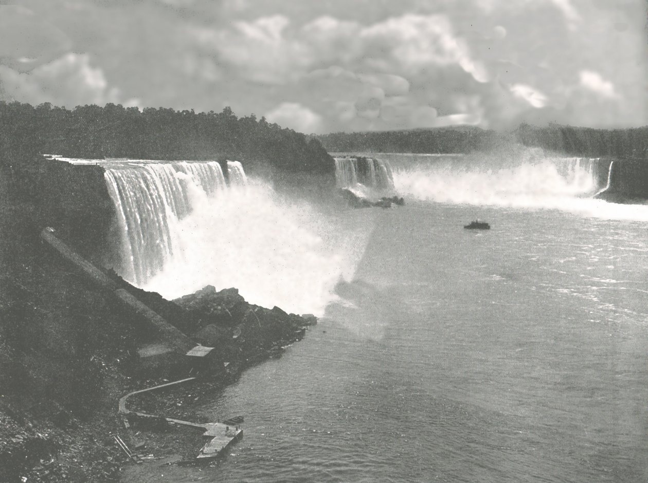 A Niagara-vízesés általános képe, 1895. alkotó: Unbekannt