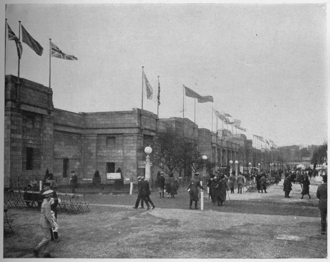 A Mérnöki Palota általános képe, British Empire Exhibition, Wembley, London, 1924 alkotó: Unbekannt