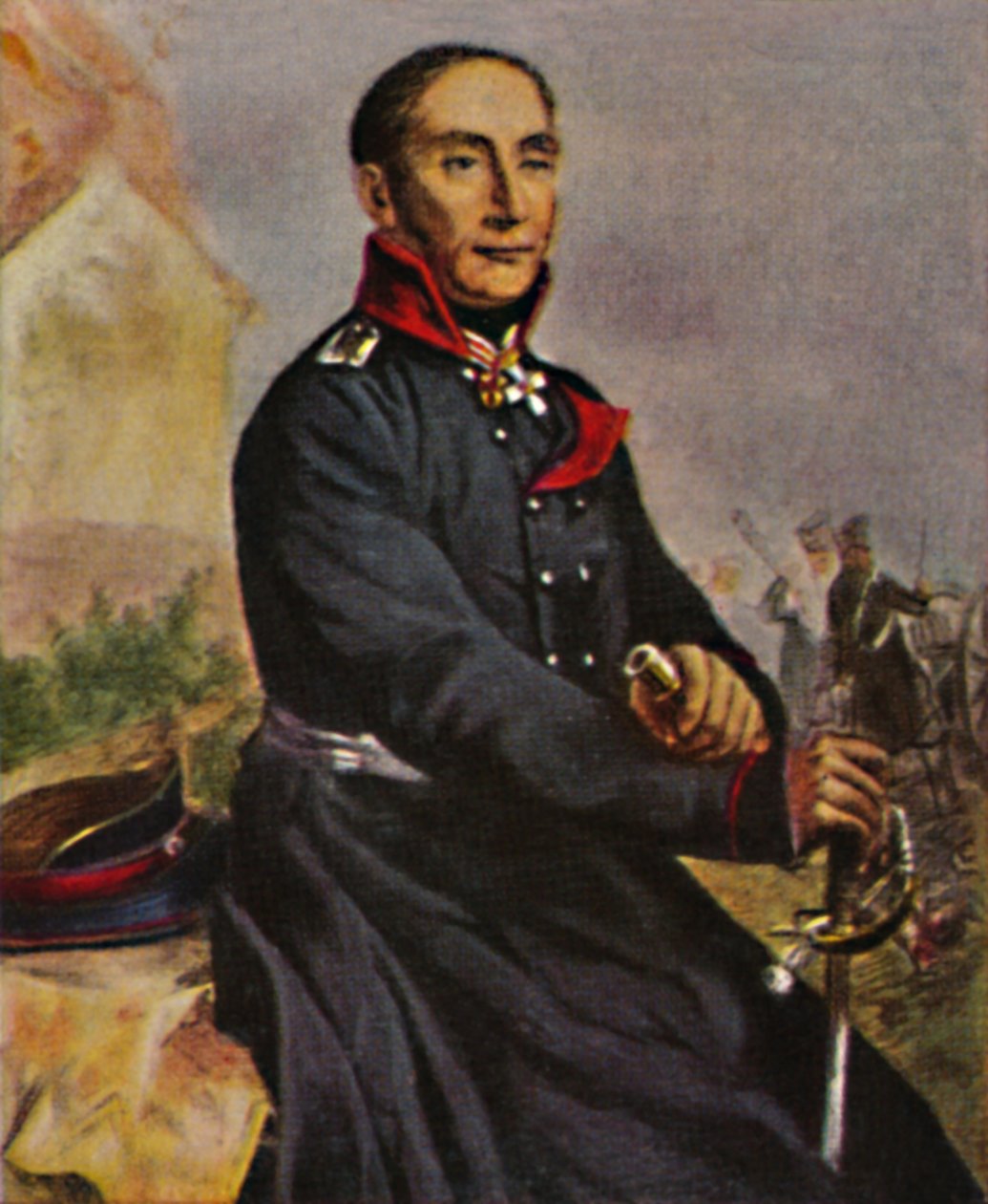 von Tauentzien tábornok 1760-1824, 1934. alkotó: Unbekannt