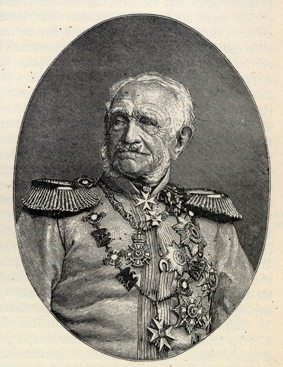 Friedrich Graf von Wrangel tábornagy 1784-1877. alkotó: Unbekannt