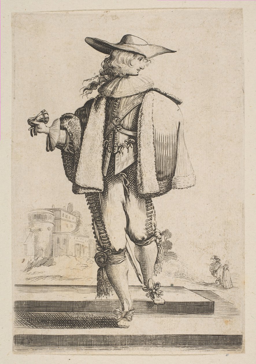 Kesztyűs úriember, 1629. alkotó: Unbekannt