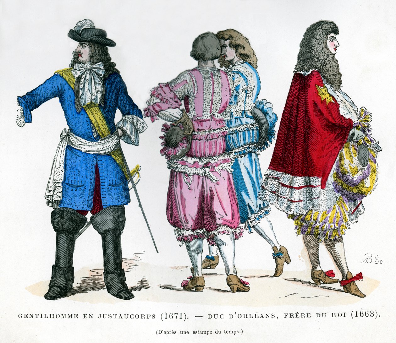 Úri jelmez és Orléans hercege, XIV. Lajos király testvére, 1663 1882-1884 alkotó: Unbekannt