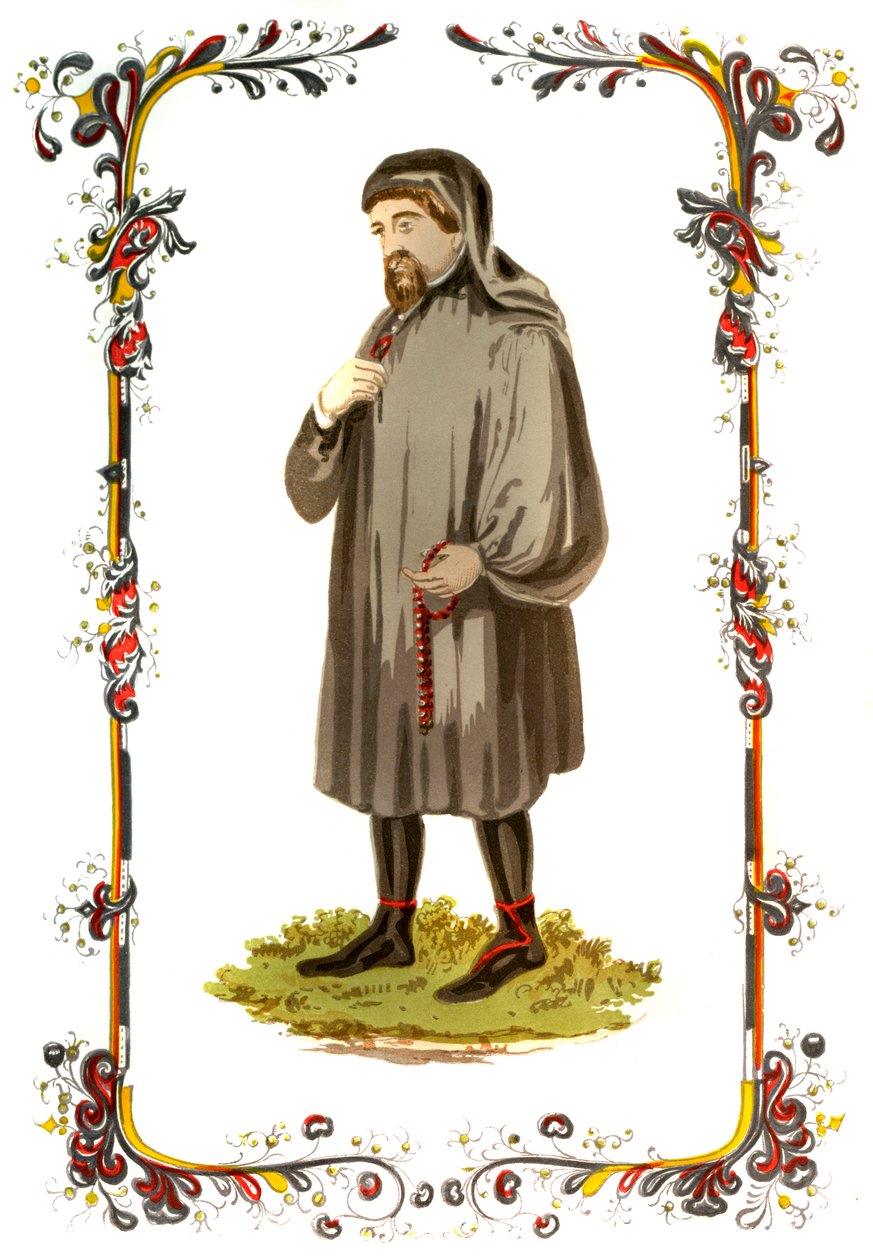 Geoffrey Chaucer, 14. századi angol író, költő, filozófus, bürokrata és diplomata, 1850 alkotó: Unbekannt