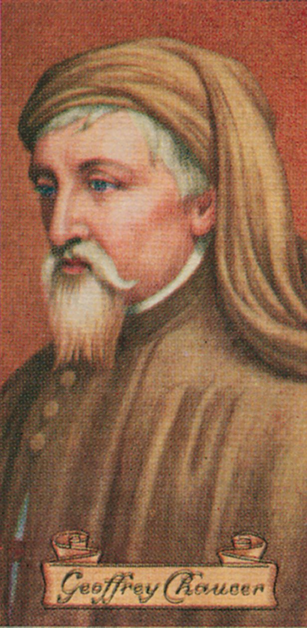 Geoffrey Chaucer, egy sor cigarettakártyából, 1935 alkotó: Unbekannt
