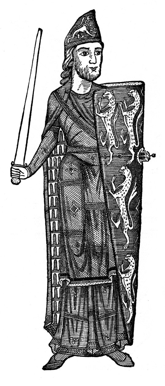 Geoffrey Plantagenet, Anjou grófja, 12. század közepe, 1910 alkotó: Unbekannt