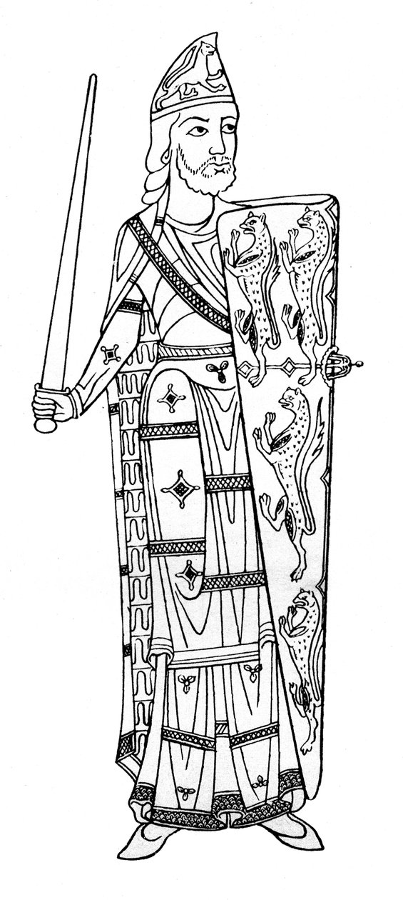 Geoffrey V, Anjou grófja, c 1150-1155, 1924 alkotó: Unbekannt