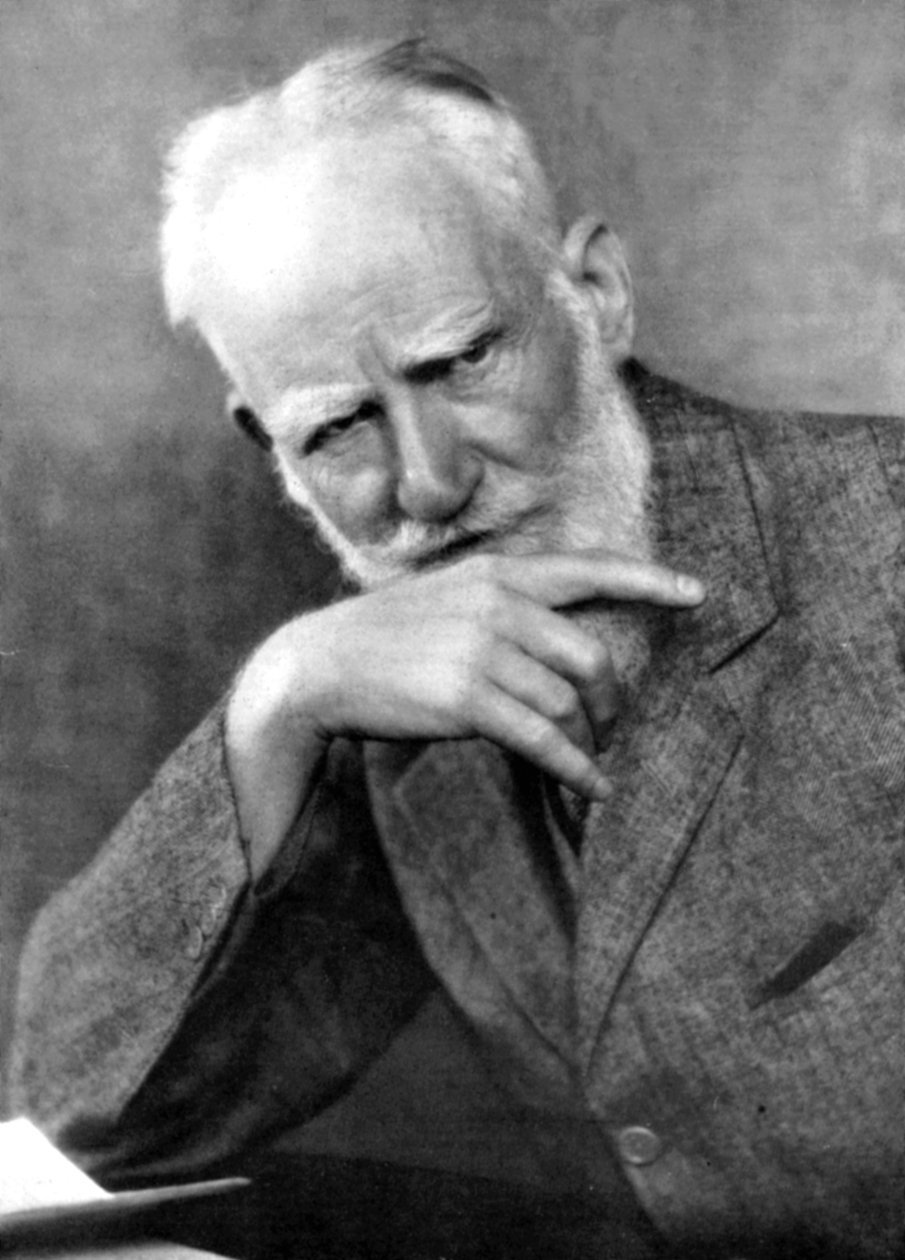 George Bernard Shaw 1856-1950, ír író, XX. század eleje alkotó: Unbekannt