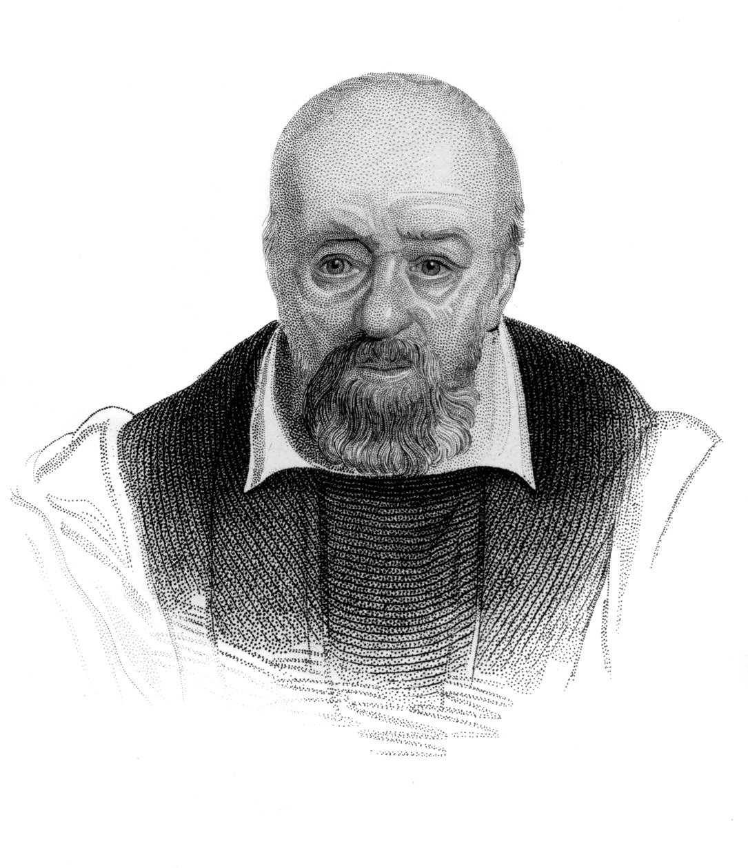 George Buchanan, 16. századi skót történész és humanista tudós, 1850 körül alkotó: Unbekannt