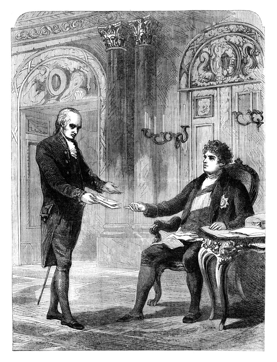 George Canning 1770-1827 miniszterelnöki kinevezést kapott, 1827 c1895 alkotó: Unbekannt
