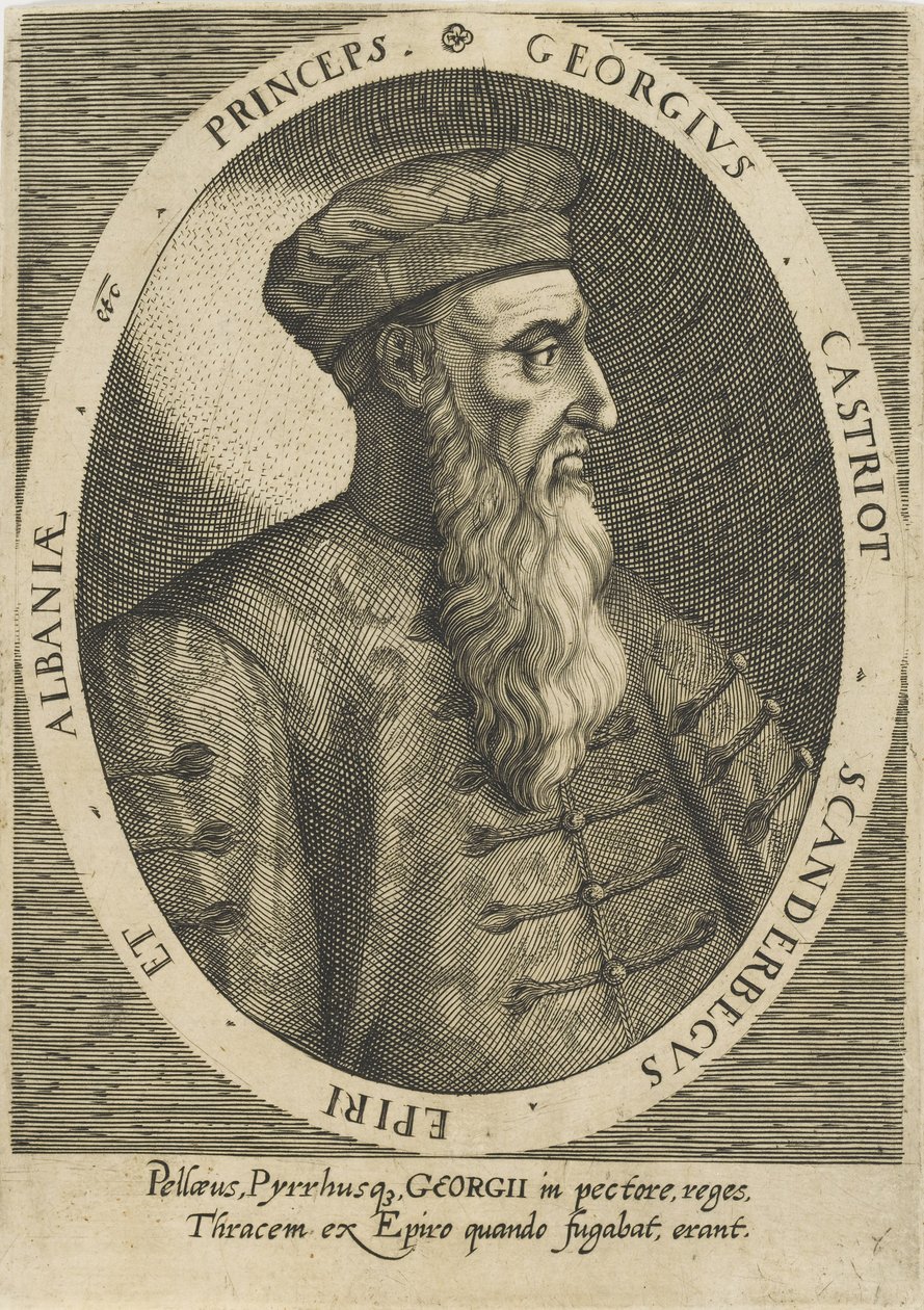 George Castriot 1405-1468, Skanderbeg néven ismert, c. 1620. alkotó: Unbekannt