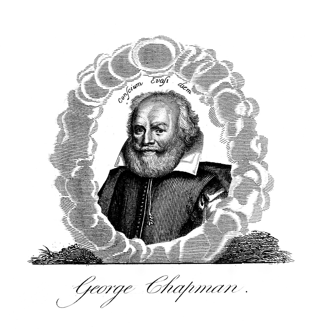 George Chapman angol drámaíró, műfordító, költő és klasszikus tudós, XIX. alkotó: Unbekannt