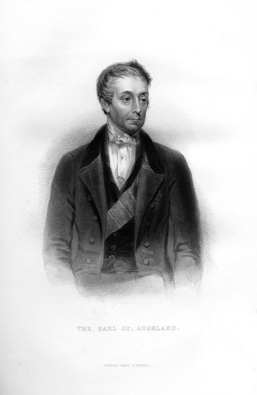 George Eden, Auckland 1. grófja, India főkormányzója, XIX. alkotó: Unbekannt