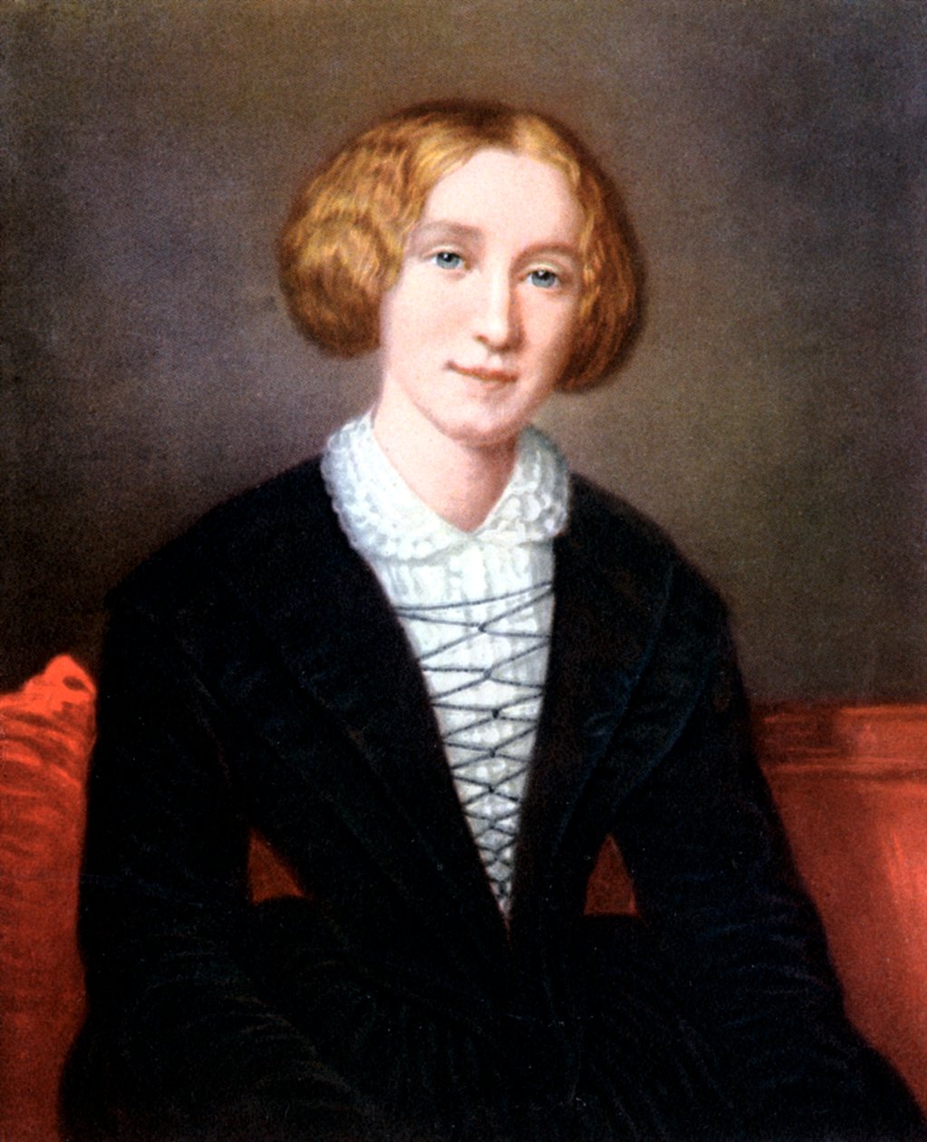George Eliot fiatal nőként, 1840 alkotó: Unbekannt