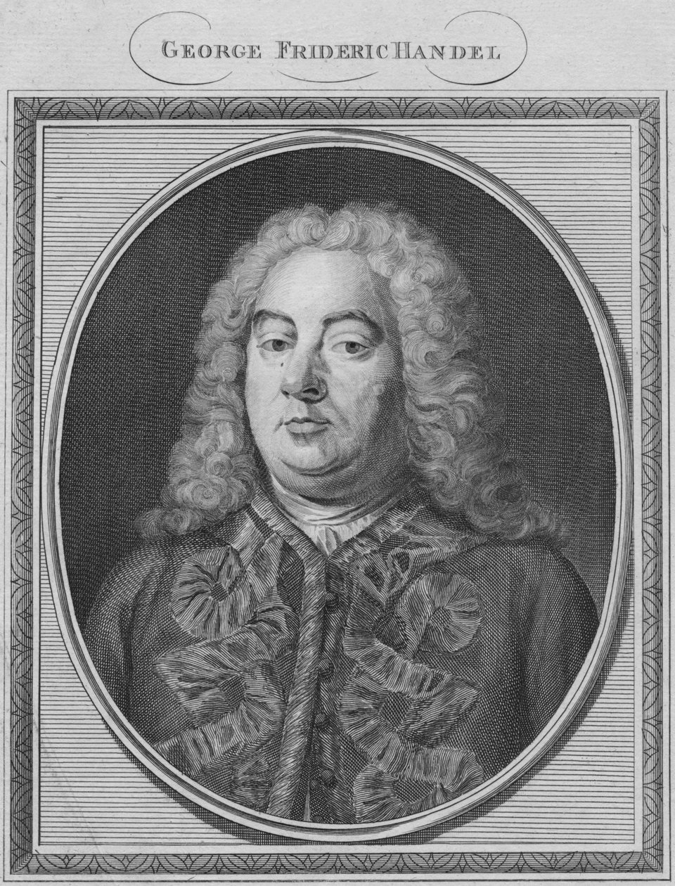 George Frideric Händel, 1785. alkotó: Unbekannt
