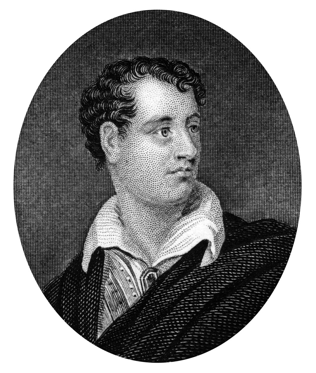 George Gordon Byron angol-skót költő és a romantika vezető alakja, 1877 alkotó: Unbekannt