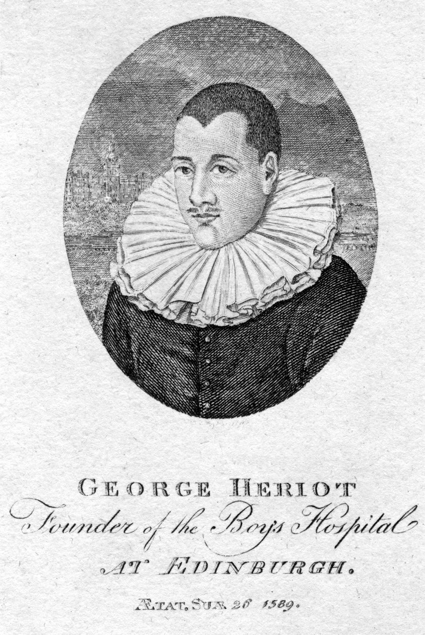 George Heriot 1563-1624, skót ötvös és emberbarát, 1791 alkotó: Unbekannt