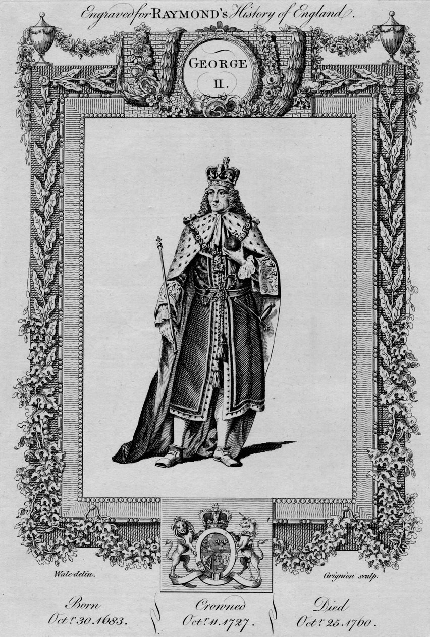II. György, 1787 alkotó: Unbekannt