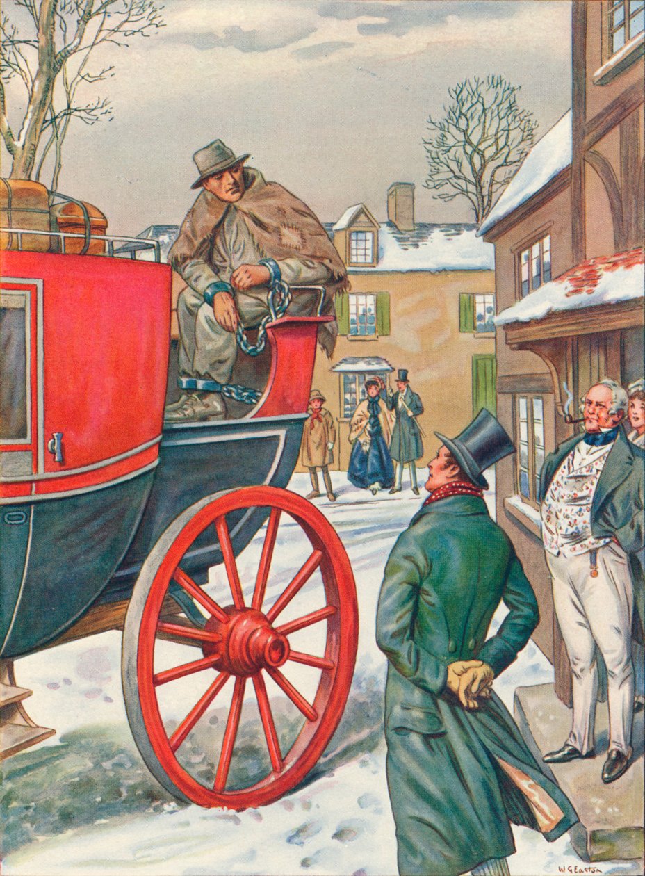 George Loveless 1797-1874 láncban Dorchesterből egy börtönbe, 1834, 1934 alkotó: Unbekannt