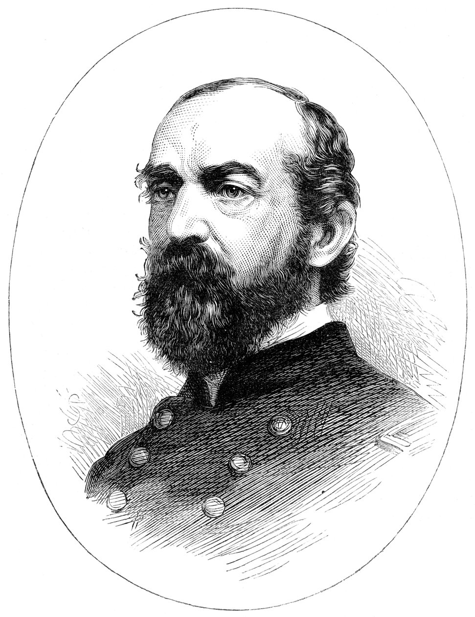 George Meade, az amerikai polgárháború szakszervezeti tábornoka, 1880 alkotó: Unbekannt