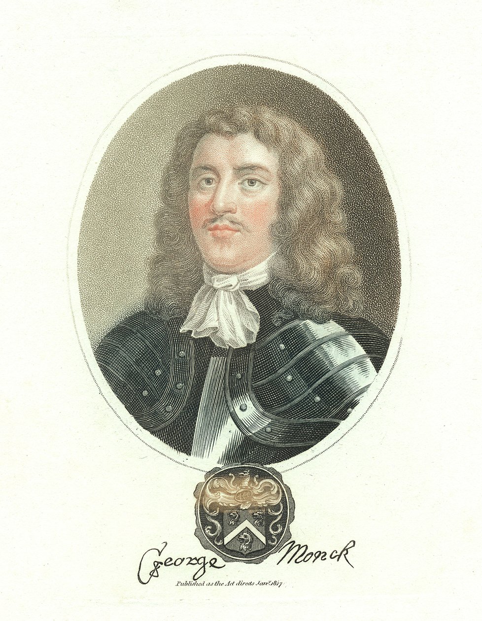George Monck, Albermarle 1. hercege, 17. századi angol katona, 1817 alkotó: Unbekannt