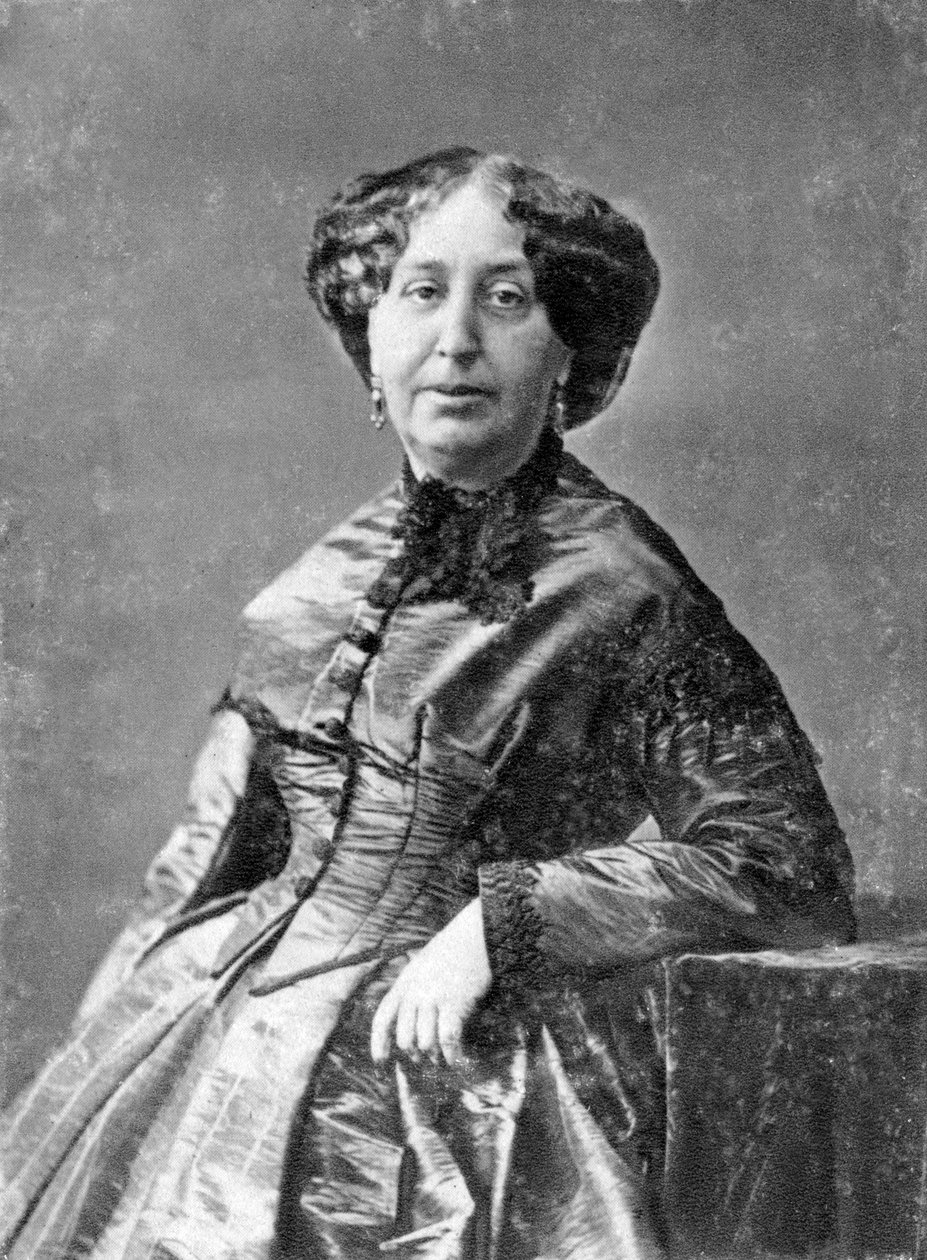 George Sand francia regényíró és korai feminista, 1845-1876 alkotó: Unbekannt