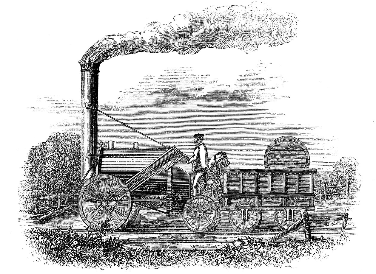 George Stephensons rakéta mozdony, 1829 1859 alkotó: Unbekannt