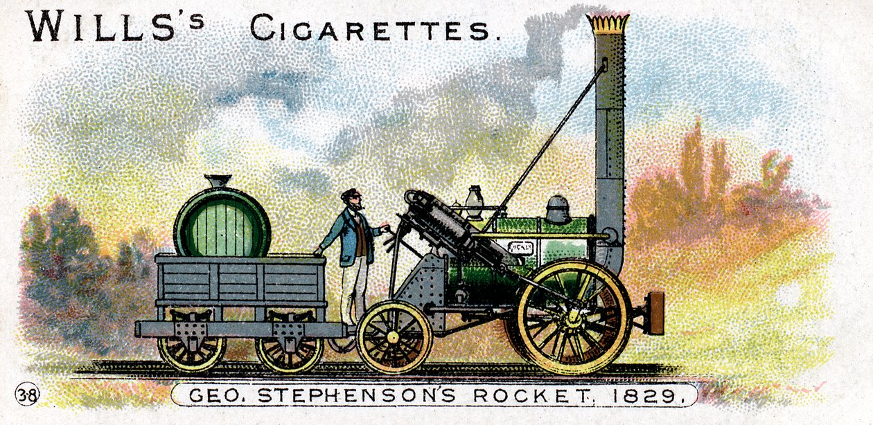 George Stephensons rakéta mozdony, 1829 1900 alkotó: Unbekannt
