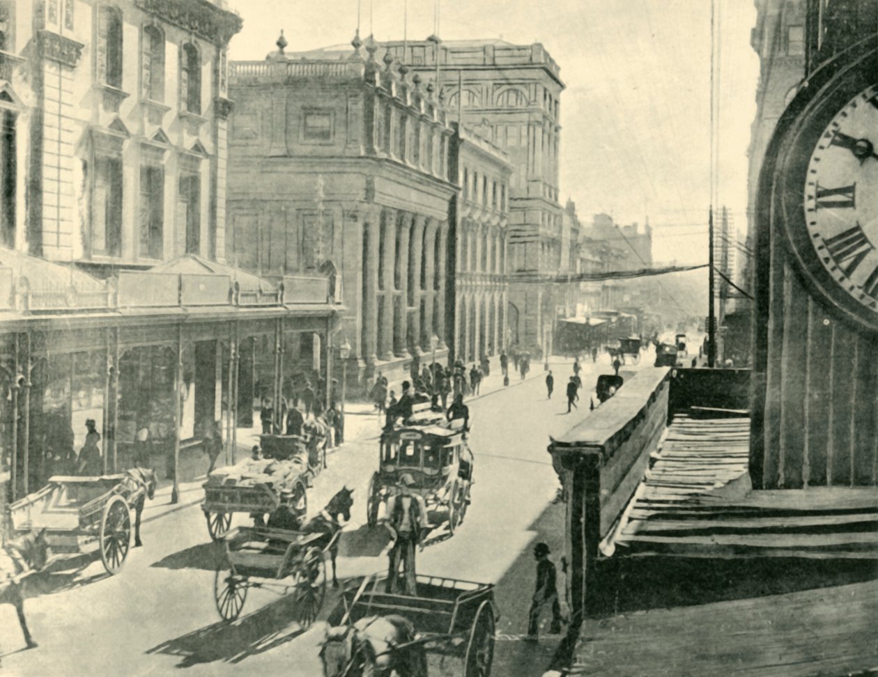 George Street, Sydney, 1901. alkotó: Unbekannt