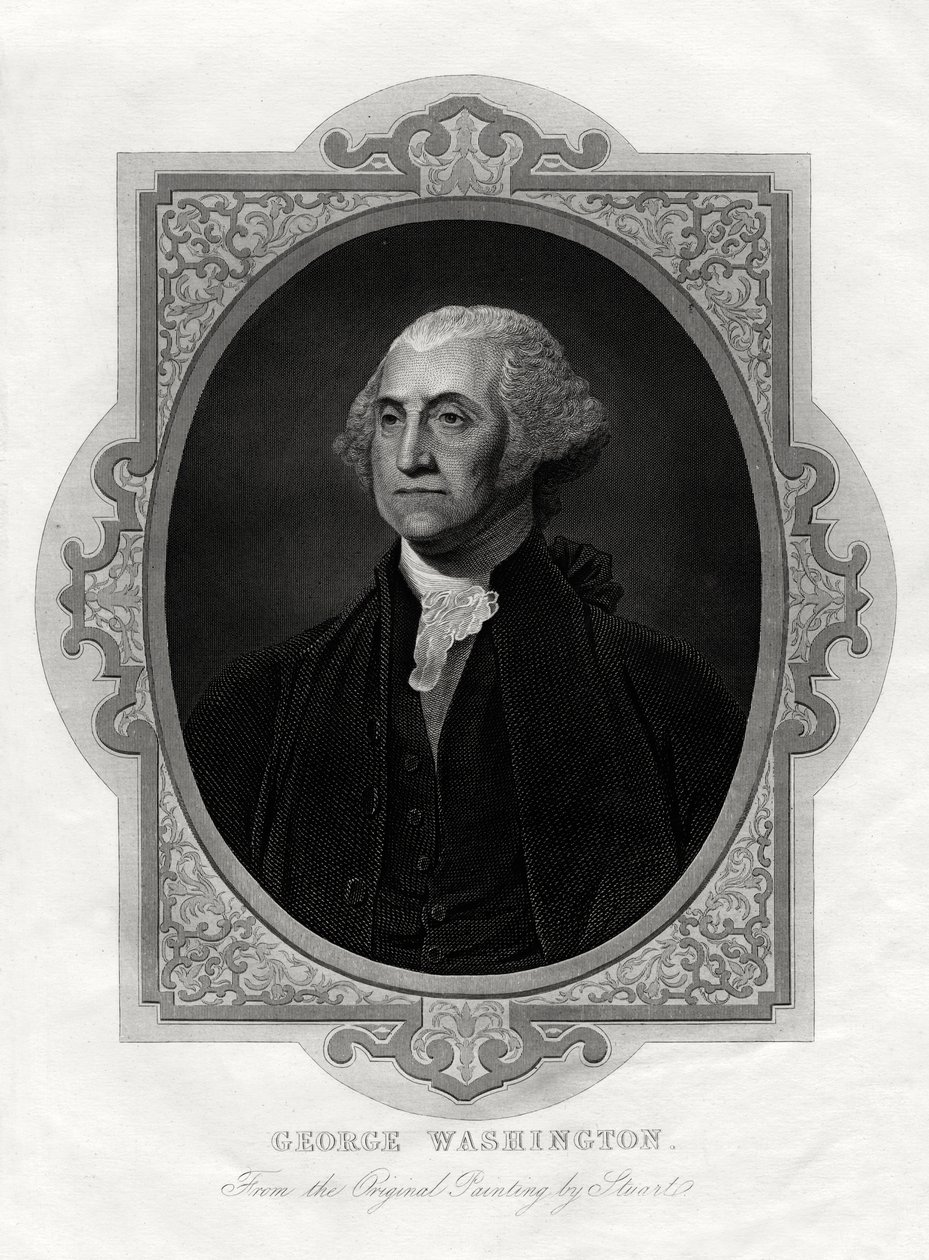 George Washington, az Egyesült Államok első elnöke, 1877 alkotó: Unbekannt