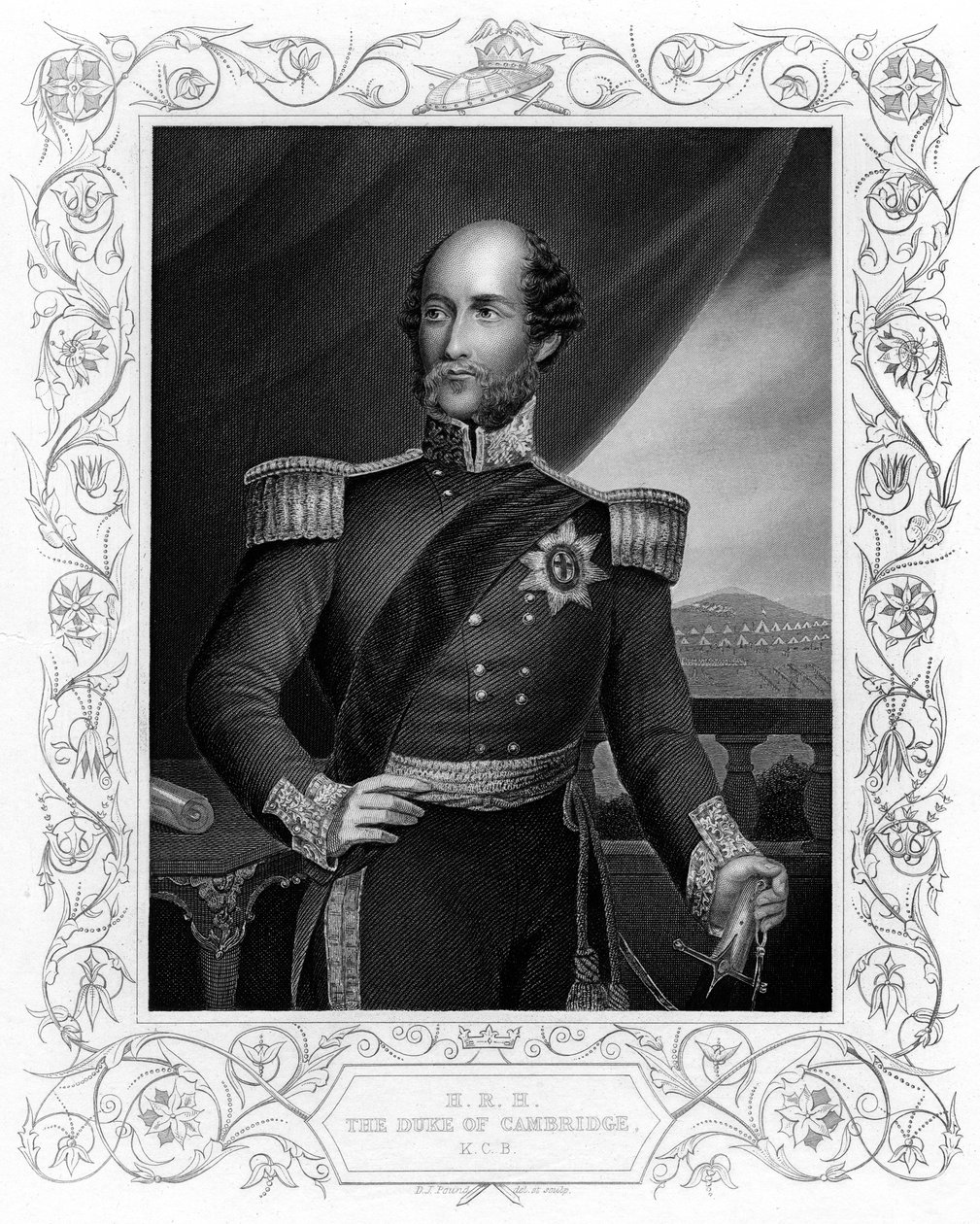 George William Frederick Charles, Cambridge 2. hercege, brit katona, 1856 alkotó: Unbekannt