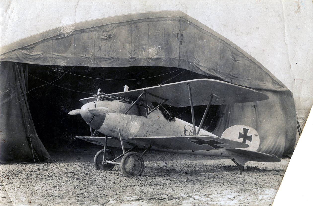 Német Albatros DV, Souilly, Franciaország, 1918. január 2 alkotó: Unbekannt