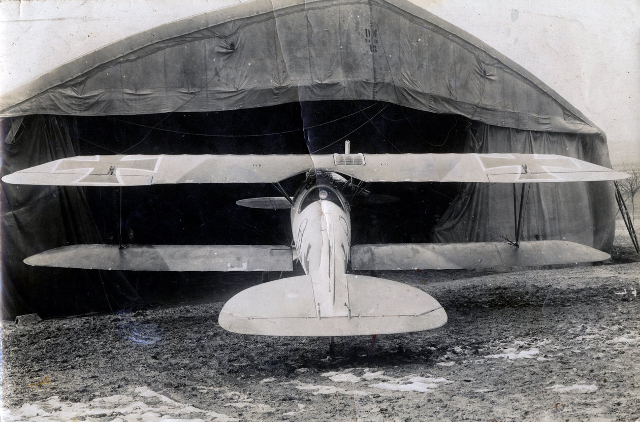 Német Albatros DV, Souilly, Franciaország, 1918. január 2 alkotó: Unbekannt