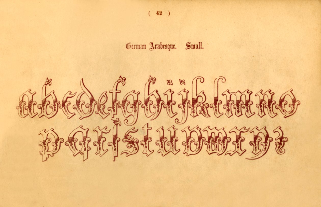 német arabeszk. Kicsi, 1862 alkotó: Unbekannt