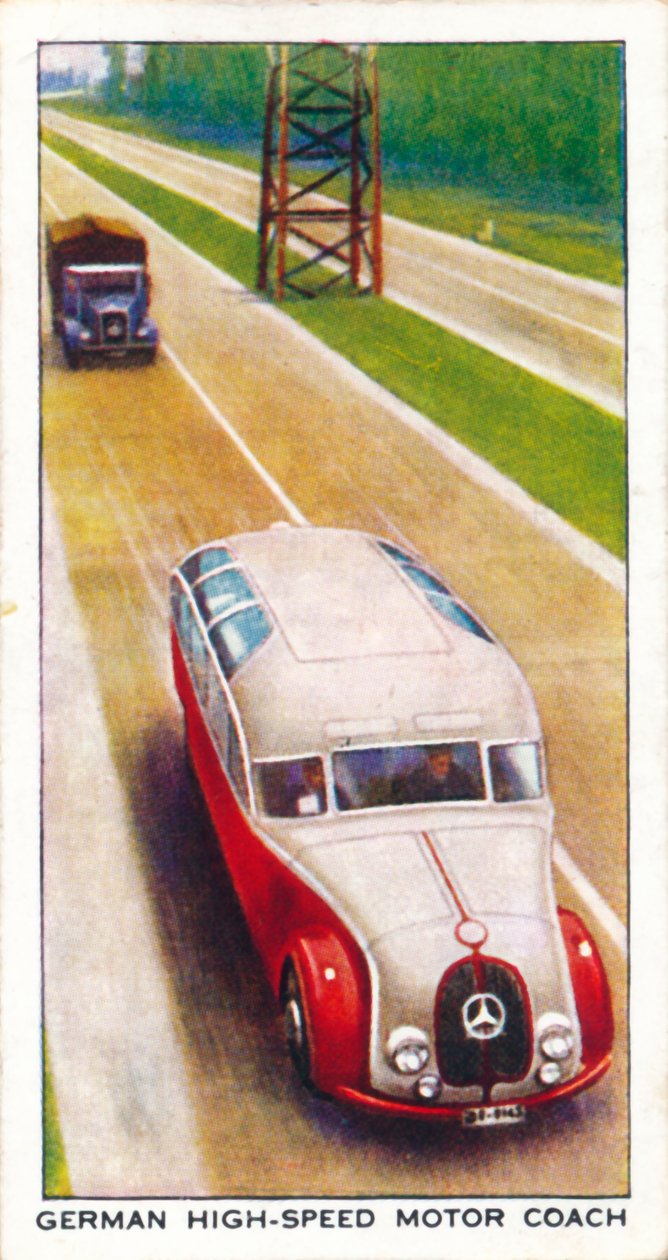 Német nagysebességű autóbusz, 1938 alkotó: Unbekannt