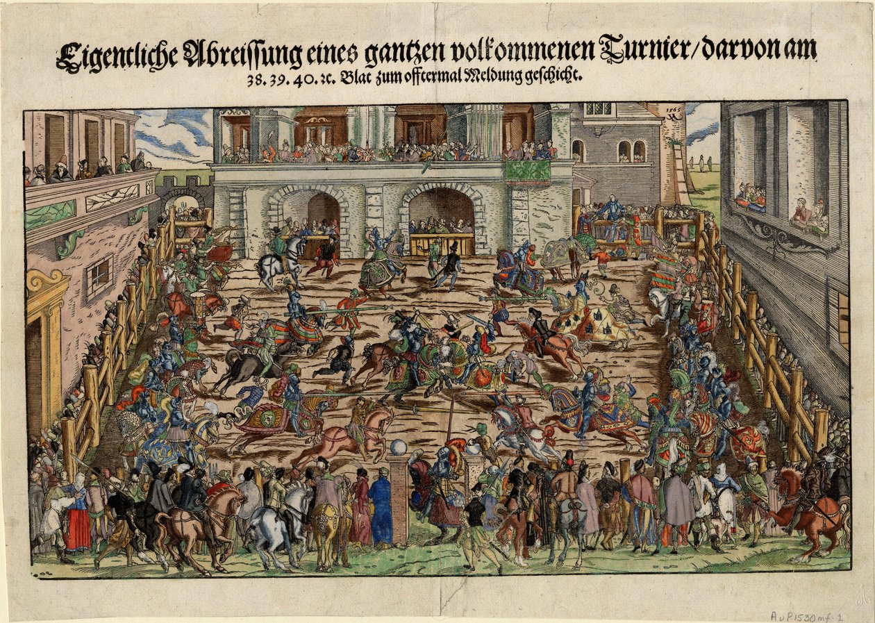 Német Lovagi Torna, 1530 körül alkotó: Unbekannt