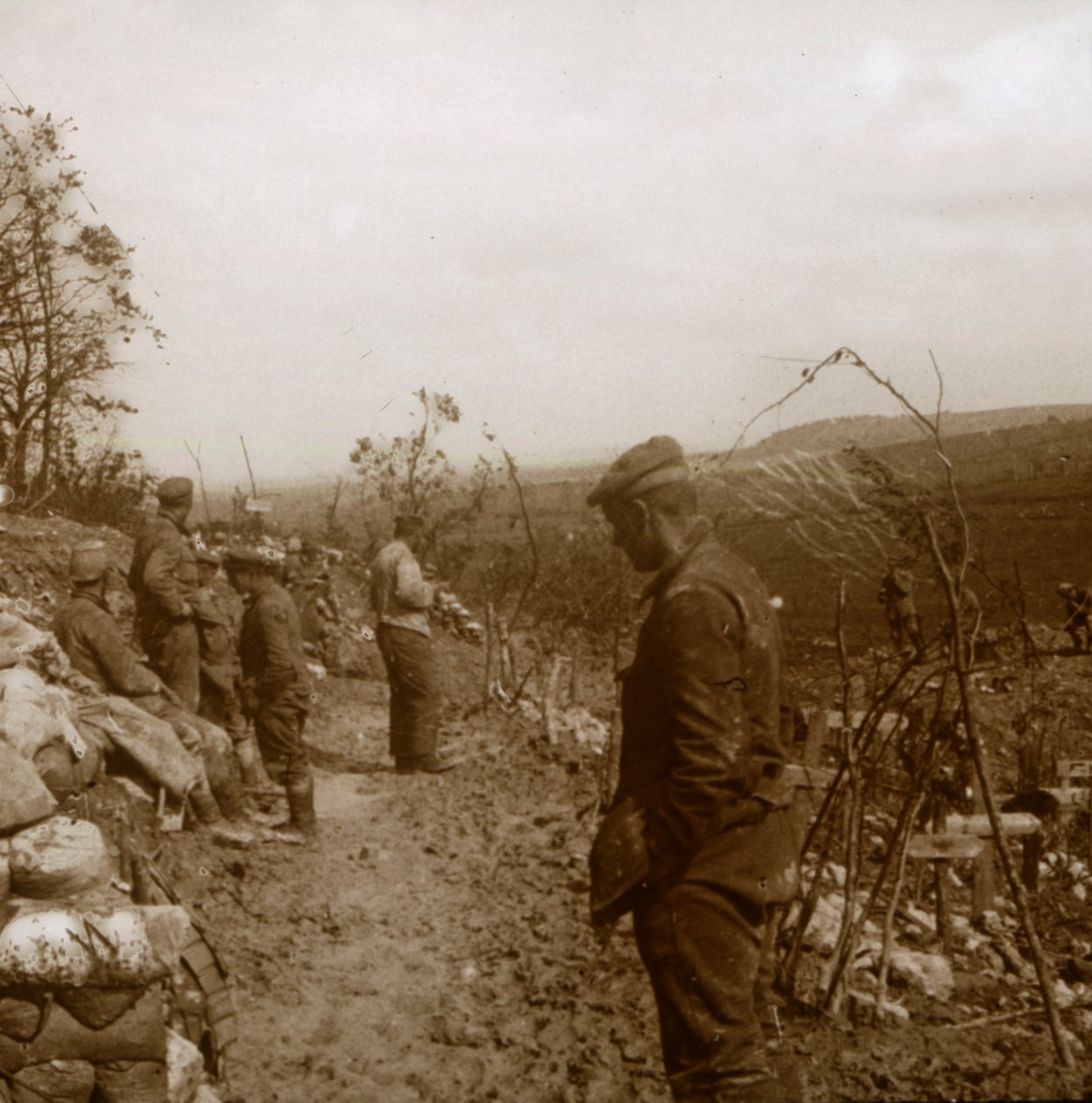 Német frontvonal, Verdun, Észak-Franciaország, c1914-c1918 alkotó: Unbekannt