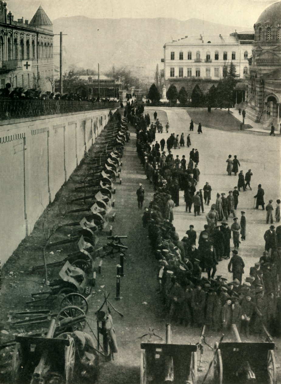 Az orosz hadsereg által elfogott német fegyverek, első világháború, c1915, c1920. alkotó: Unbekannt