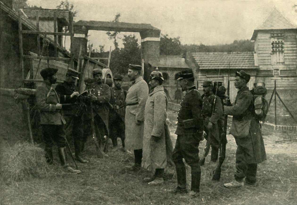 Német foglyok, első világháború, 1914, c1920. alkotó: Unbekannt