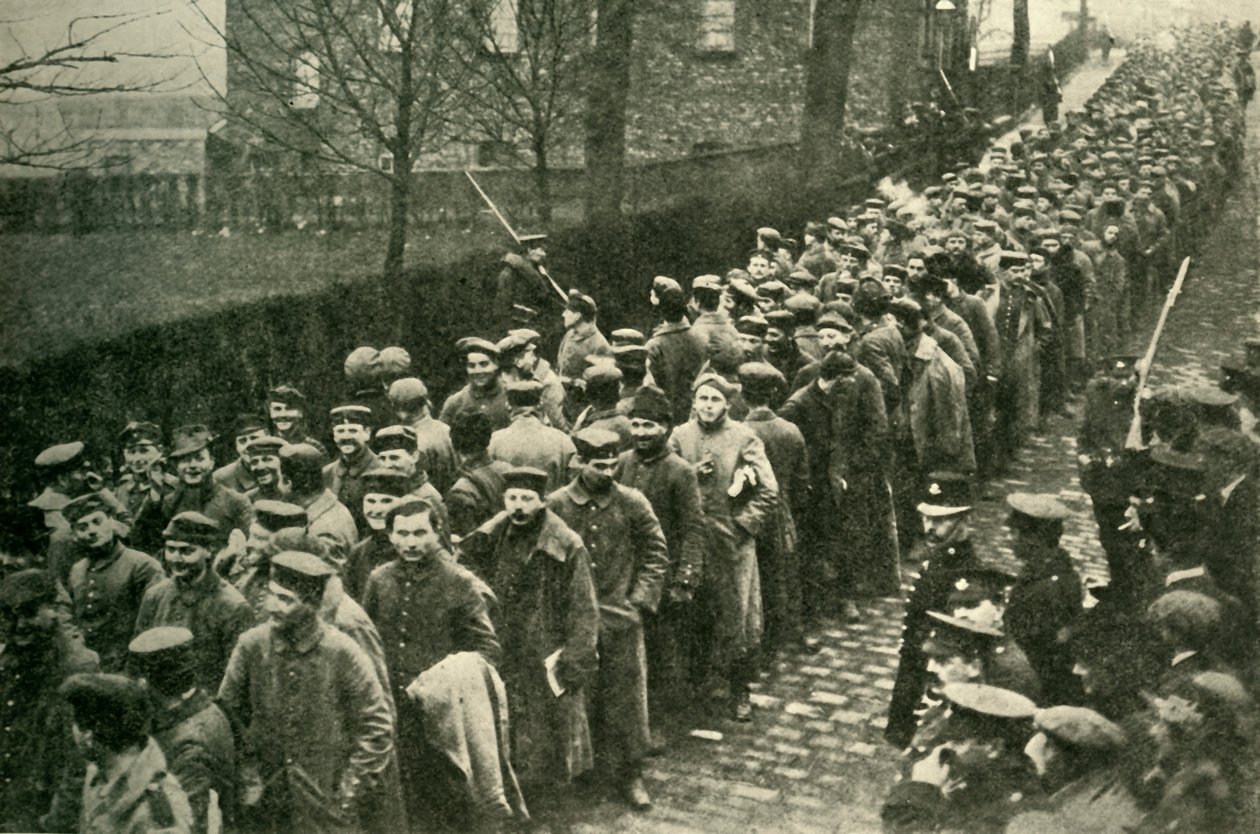 Német hadifoglyok Nagy-Britanniában, első világháború, 1915, c1920. alkotó: Unbekannt
