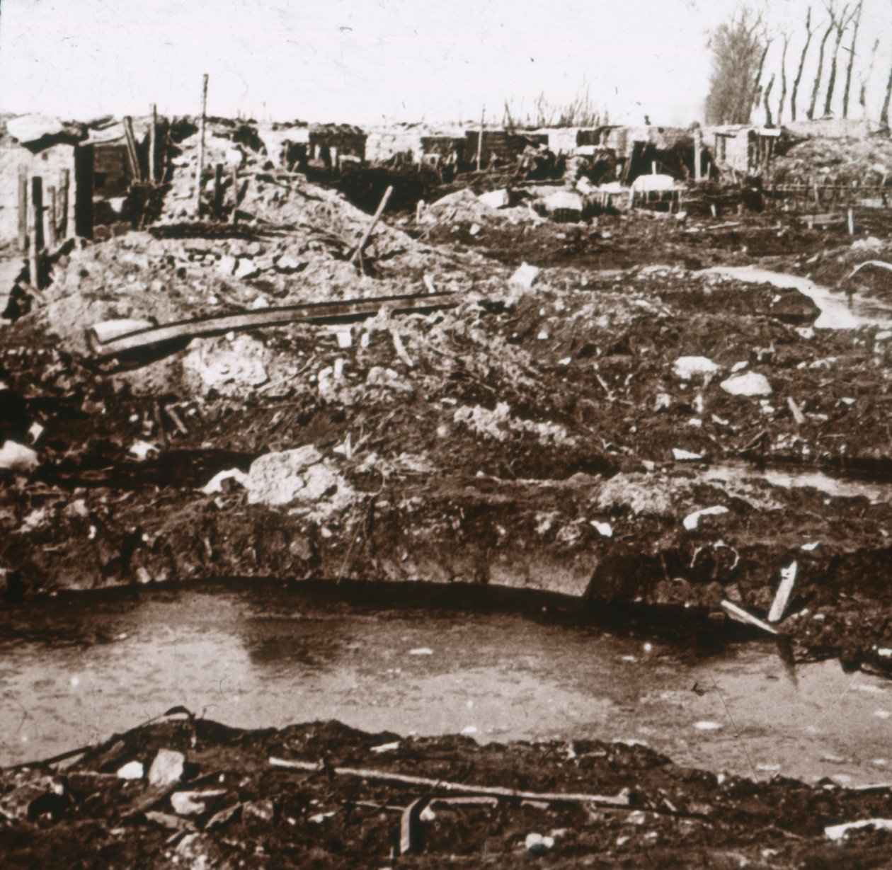 Német menhely, Noordschote, Flandria, Belgium, 1914-c1918 alkotó: Unbekannt