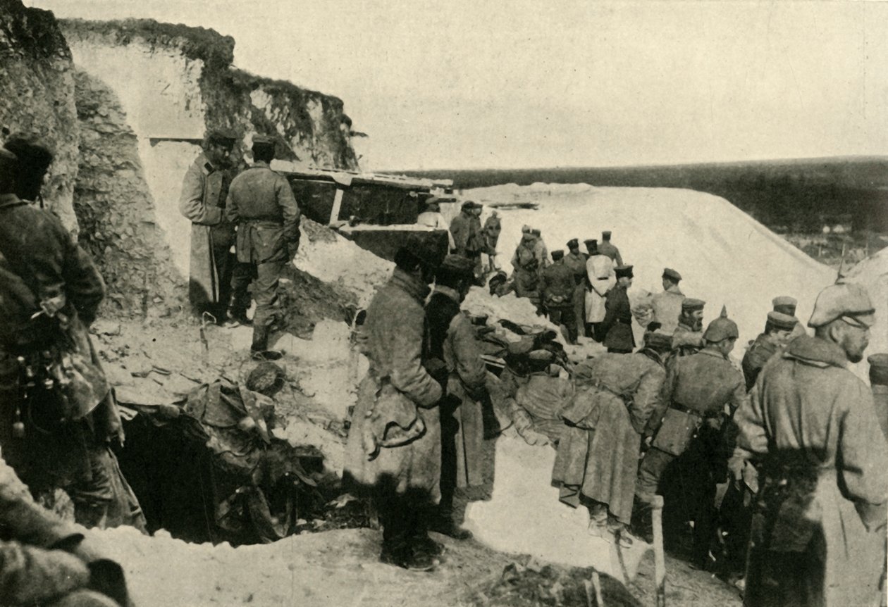 Német katonák az észak-franciaországi Hulluchnál, első világháború, c1915, c1920. alkotó: Unbekannt