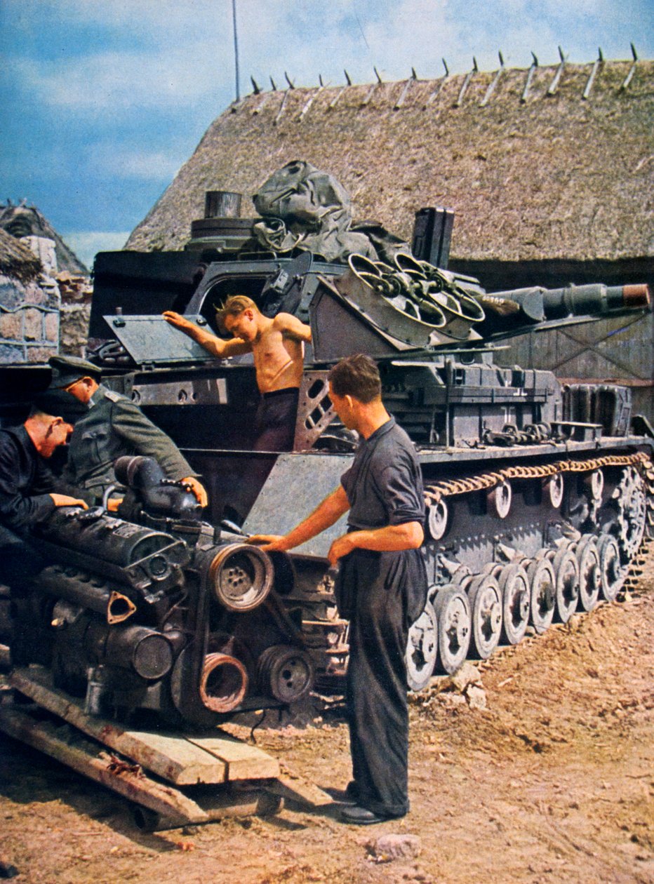Német katonák a megszállt Franciaországban, 1943 alkotó: Unbekannt