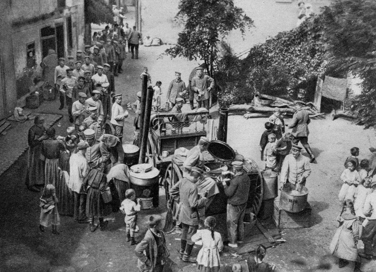 Német utazókonyha, Vogézek, Franciaország, I. világháború, 1916 alkotó: Unbekannt