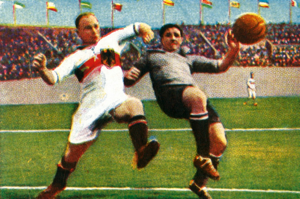 Németország–Uruguay labdarúgó-mérkőzés, 1928. alkotó: Unbekannt