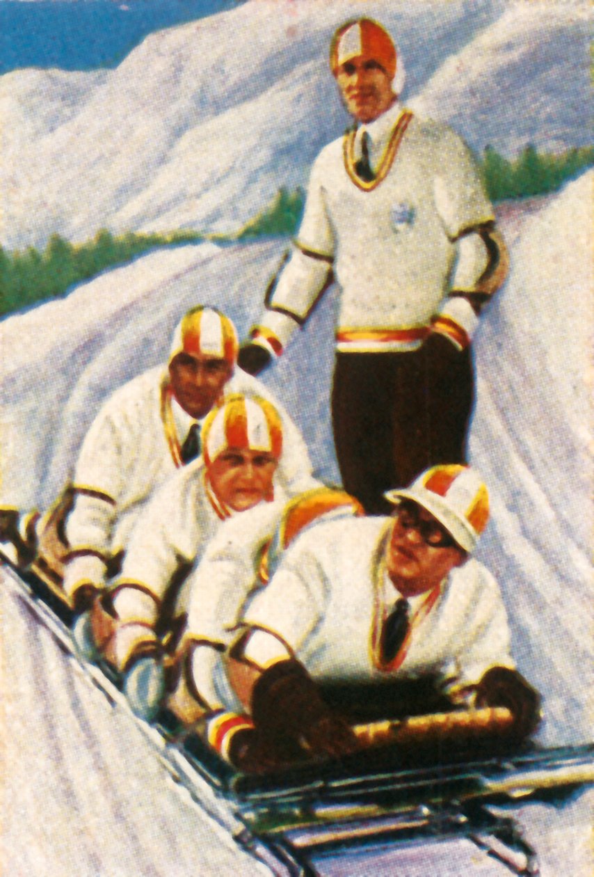 Németország II, német bob-válogatott, 1928. alkotó: Unbekannt