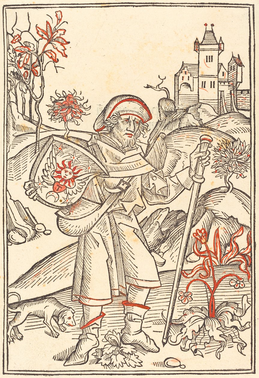Gerson mint zarándok, 1489. alkotó: Unbekannt