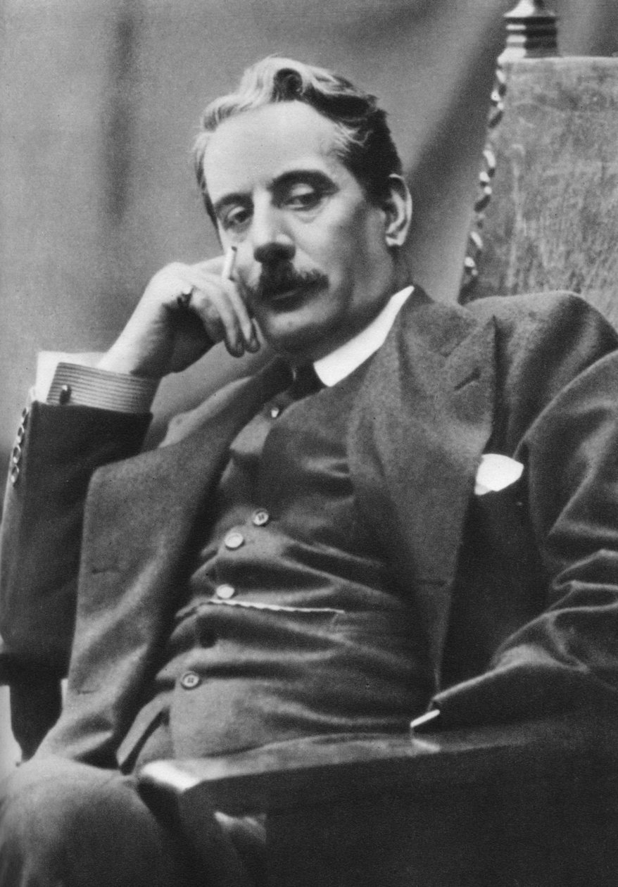 Giacomo Puccini 1858-1924, olasz zeneszerző, 1910 alkotó: Unbekannt